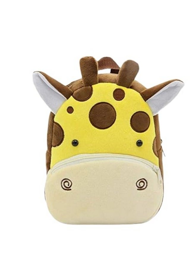 Cute Small Toddler Kids Backpack Avocado Shape Mini Children Nursery/School/Picnic/Travelling Bag For Baby Girl Boy Age 1-5 Years (Cow_Yellow_2024_C)