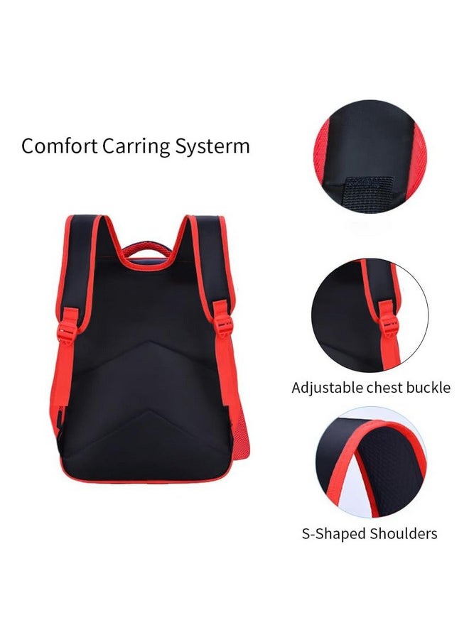 Waterproof Polyester 26 L School Backpack With Pencil/Staionery Pouch School Bag Class 1 To 8 Daypack Picnic Bag For School Going Boys & Girls(Bk_Blue_Rocket_Launcher_24_A)