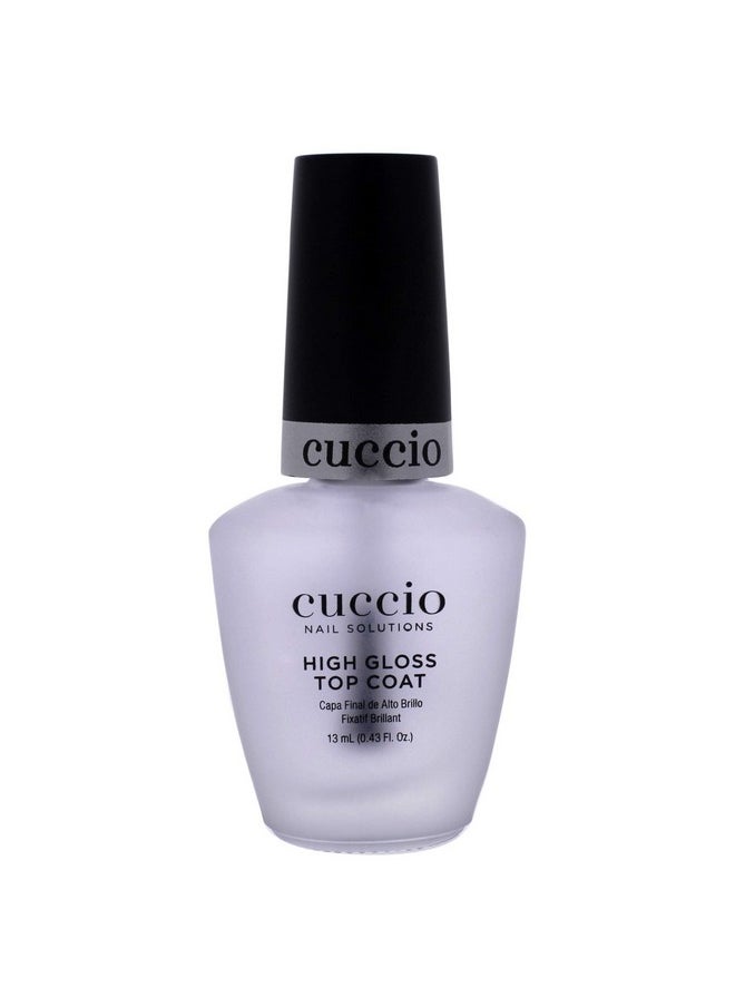 Cuccio Color Top Nail Coat, High Gloss Top Coat.43 Ounce