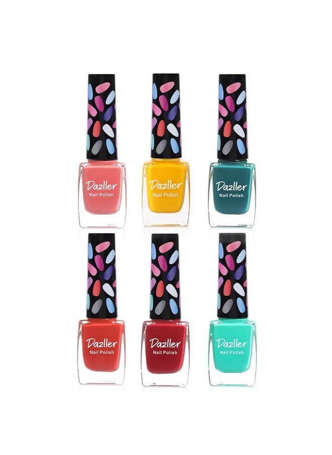 Chic 'N Cute Glossy Finish Nail Palettes, 6-In-1, Autumn Breeze - Chip Resistant, Rich Pigmentation, Quick-Dry, One-Stroke Application,54 Ml