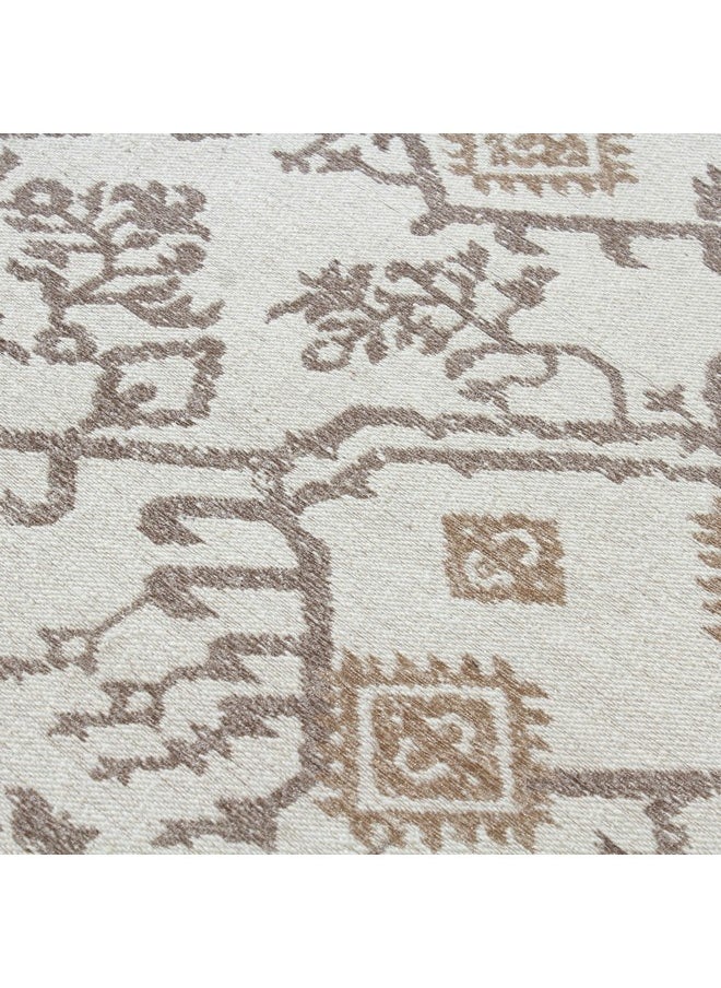 Warm Oasis Woollen Jacquard Rug 80 x 150 cm