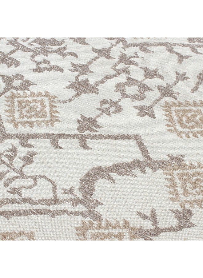 Warm Oasis Wool Jacquard Rug 80 x 230 cm