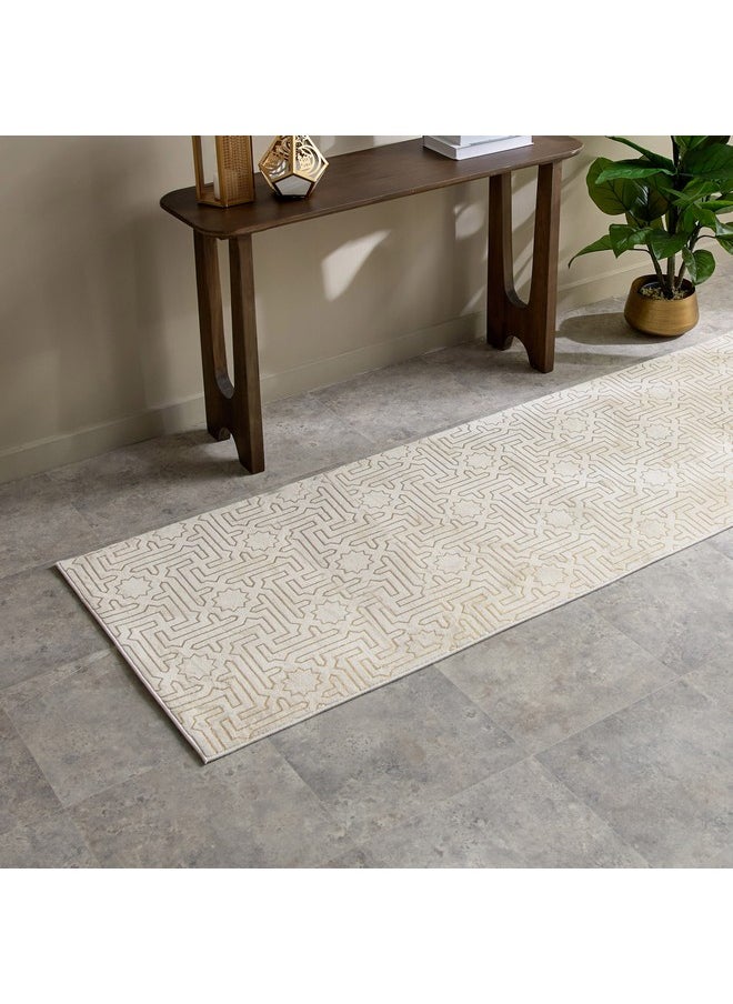 Skyline Mirage Foil Printed Rug 80 x 230 cm