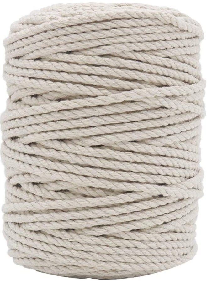 4MM 165 Feet Cotton Twine Safe Cooking String for Tying Homemade Meat Making Sausage DIY Craft and Gardening Applications