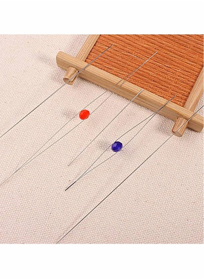 Beading Needles, 6 Sizes Beads Needles Big Eye Beading Needles Collapsible Beading Needles Set for Jewelry Making with Needle Bottle 18 Pieces