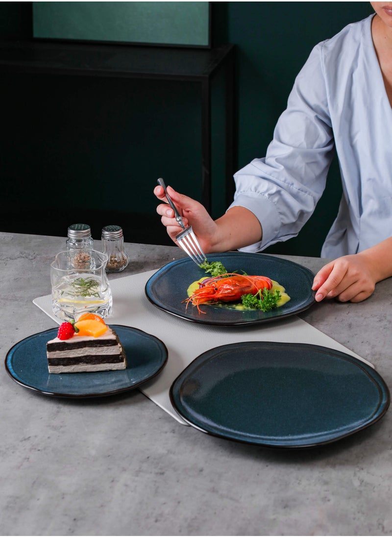 4-Piece Safety Silicon Glaze Ceramic Dinnerware Sets