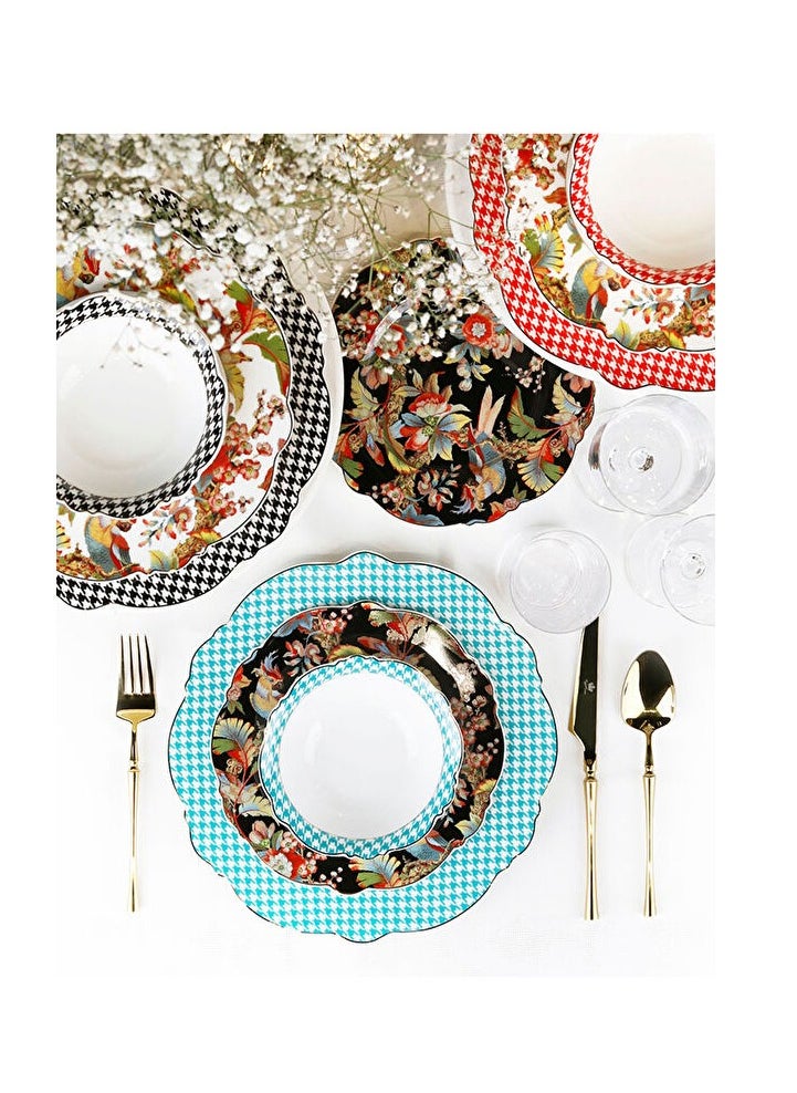 Camelie Bone 24 Piece Dinner Set