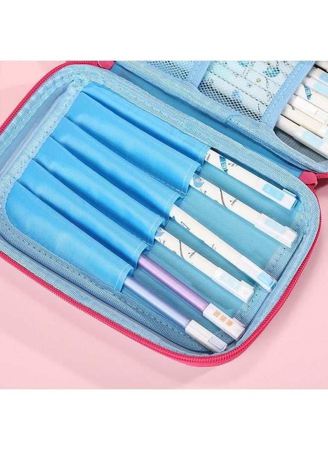 Big Storage Pencil Case for Girls (Castle)