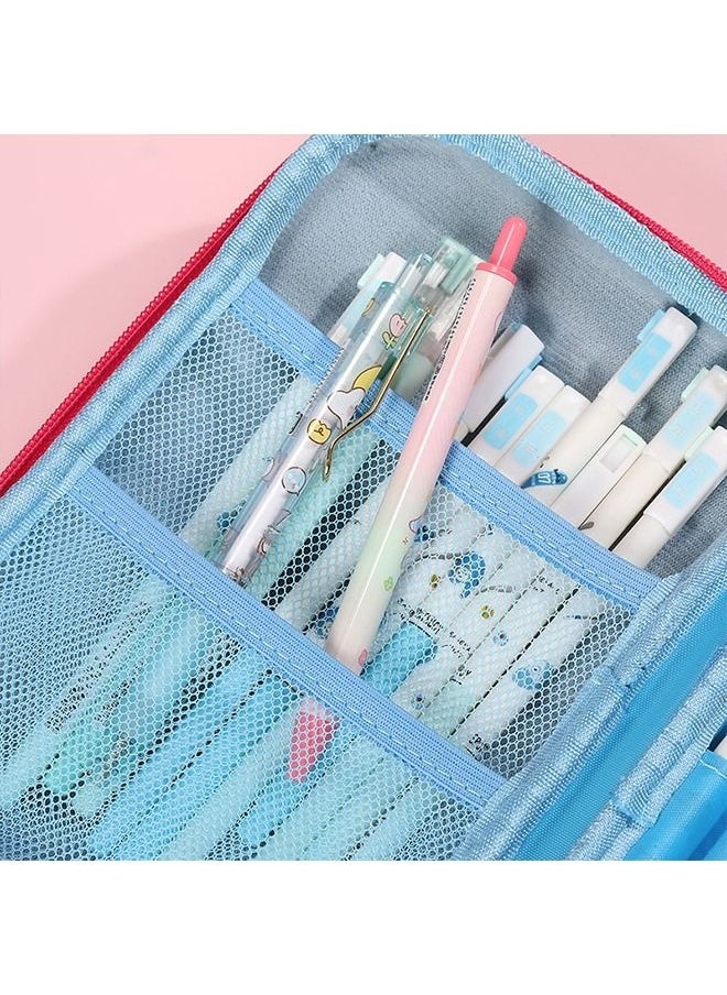 Big Storage Pencil Case for Girls (Castle)