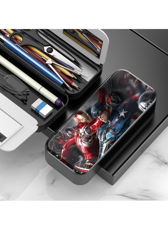 Marvel Heroes Multifunctional Pencil Box for Middle School Students