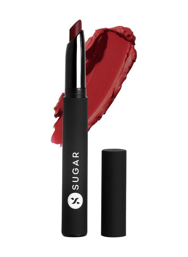 Matte Attack Lipstick For Women | Transferproof & Smudgeproof | Lasts Upto 12Hrs | Enriched With Jojoba Oil | 2Gm - Spring Crimson