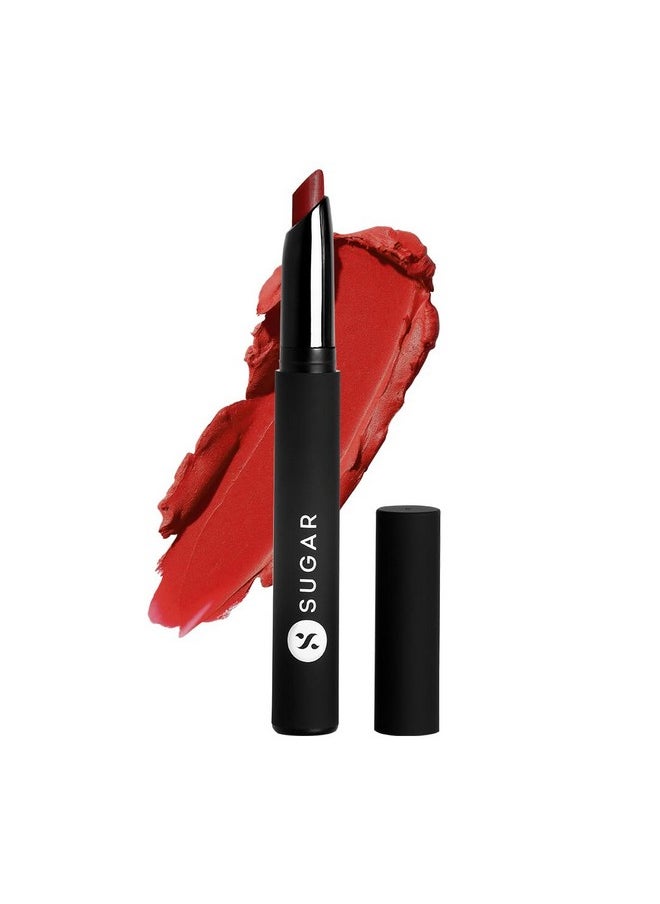 Matte Attack Lipstick For Women | Transferproof & Smudgeproof | Lasts Upto 12Hrs | Enriched With Jojoba Oil | 2Gm - Red Zeppelin