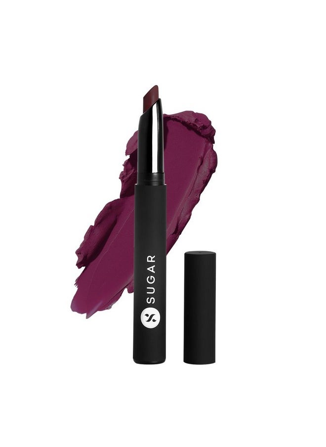 Matte Attack Lipstick For Women | Transferproof & Smudgeproof | Lasts Upto 12Hrs | Enriched With Jojoba Oil | 2Gm - Plums N Roses