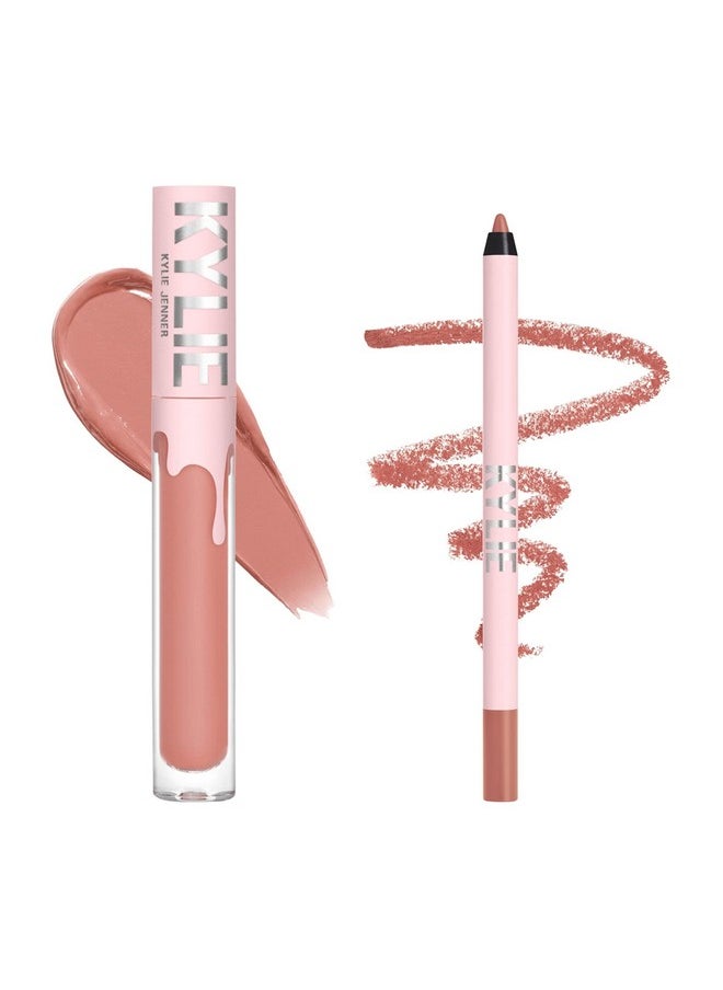 Kylie Jenner Cosmetics Lip Kit -(Bare) Liquid Lipstick And Lip Liner Matte