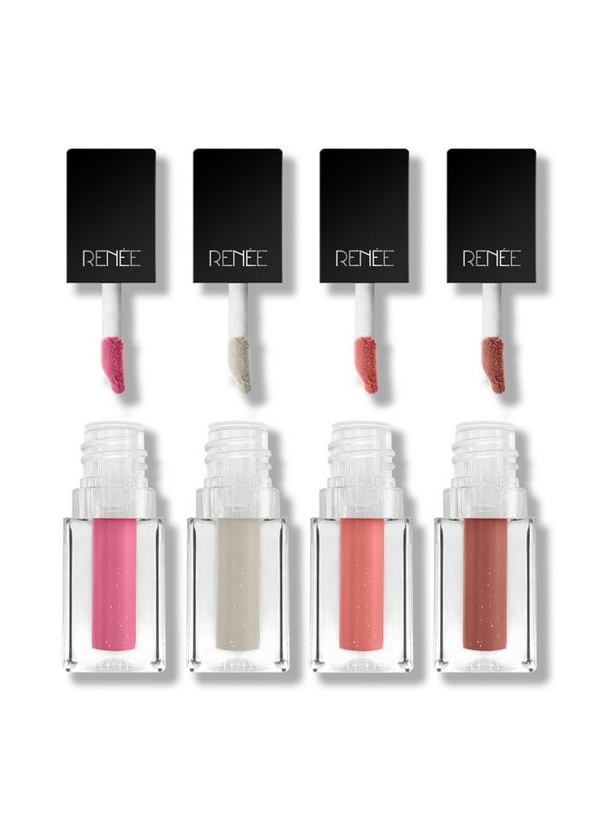 See Me Shine Minis Gloss Party Lip Gloss Combo 1Ml Each, Non Sticky & Non Drying Formula, Long Lasting Moisturizing Effect, Compact And Easy To Carry