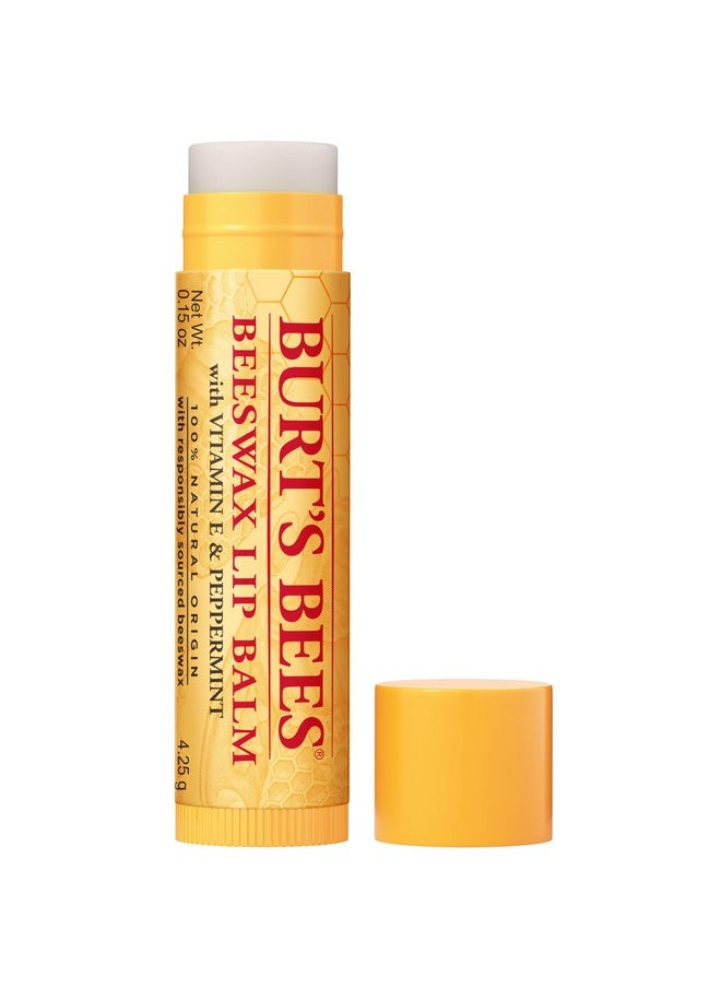 Lip Balm, Beeswax, 0.15 Oz, Transparent