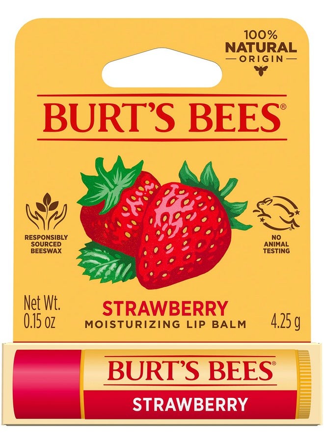 Moisturizing Lip Balm, Strawberry, 0.15 Ounce