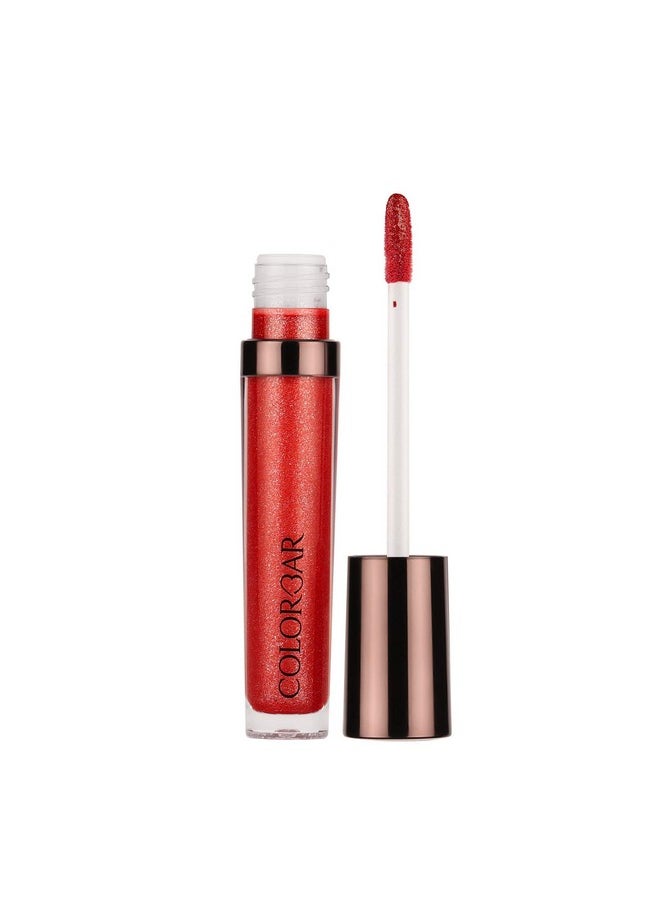 Starlit Lip Gloss-Burst, Glossy Finish - Red, 6 Ml