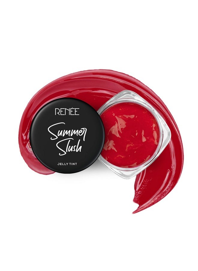 Summer Slush Jelly Tint Divine Watermelon 13Gm| For Lips & Cheeks| Enriched With Natural Fruit Extracts| Keeps Lips Soft & Hydrated| Cruelty Free