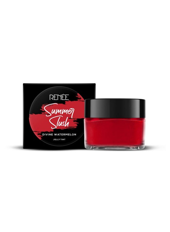 Summer Slush Jelly Tint Divine Watermelon 13Gm| For Lips & Cheeks| Enriched With Natural Fruit Extracts| Keeps Lips Soft & Hydrated| Cruelty Free