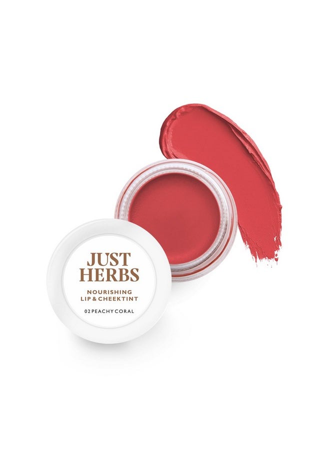 Lip And Cheek Tint -02 Peachy Coral