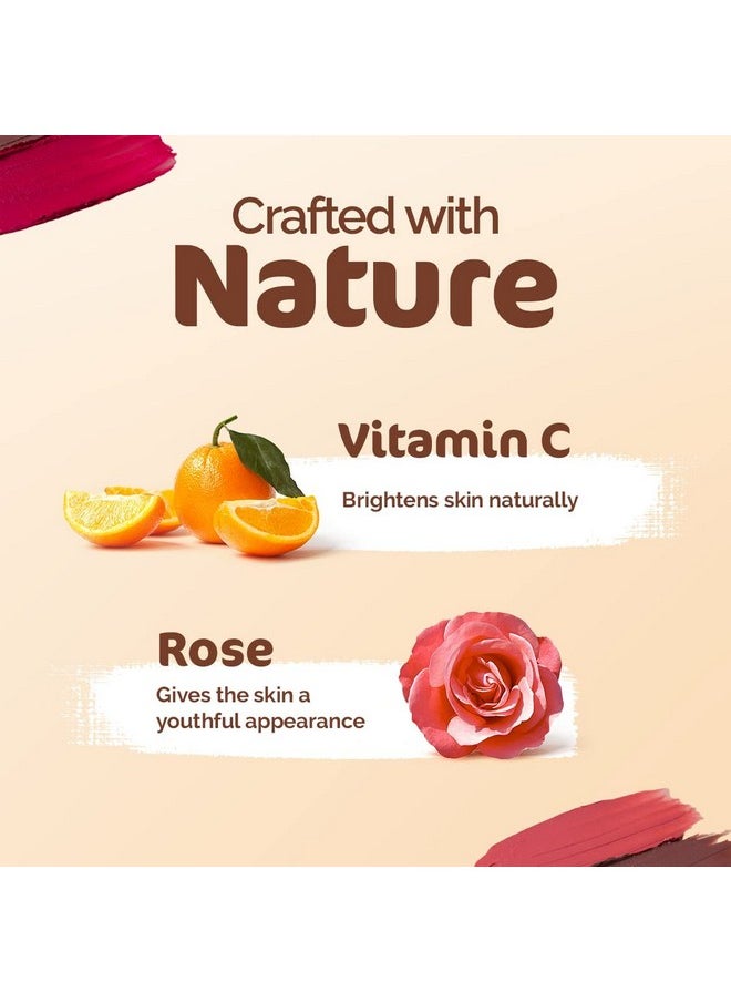 Nourishing Natural Lip Cheek & Eye Tint With Vitamin C & Rose- 03 Rose Pink- 4 G