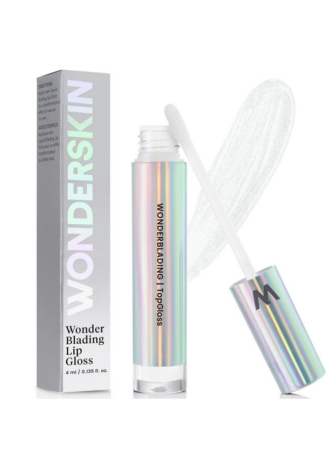 Wonder Blading Top Gloss - Clear Lip Gloss, High Shine Finish, Hydrating Lip Gloss, Lip Makeup (Clear Shine)