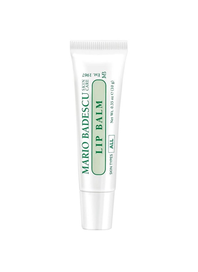 Mario Badescu Moisturizing Lip Balm For Dry Cracked Lips, Infused With Coconut Oil And Shea Butter, Ultra-Nourishing Lip Care Moisturizer For Soft, Smooth And Supple Lips, 10G