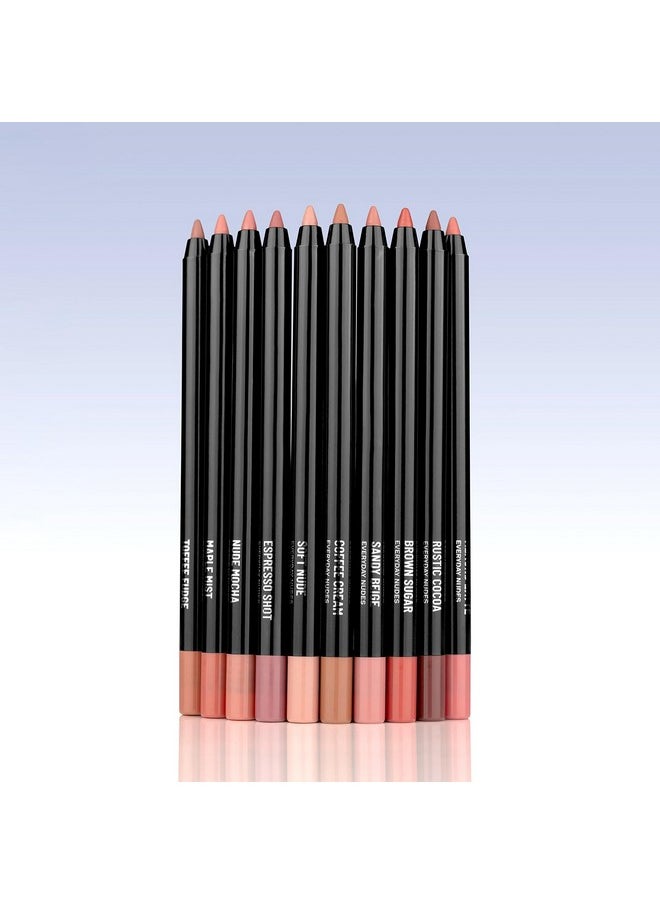 24H Everyday Nude Lip Liner Kit (10 Colors)