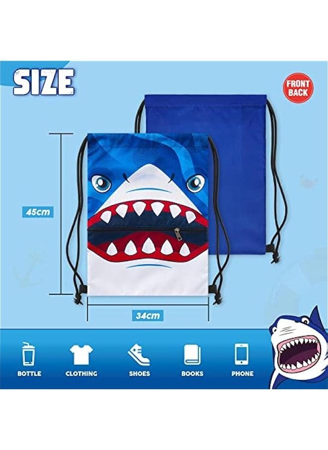 Drawstring Backpack for Kids - Sports Gym Bag Waterproof Beach Swimming School Travel Sack Pack