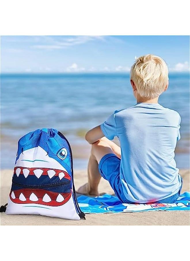 Drawstring Backpack for Kids - Sports Gym Bag Waterproof Beach Swimming School Travel Sack Pack