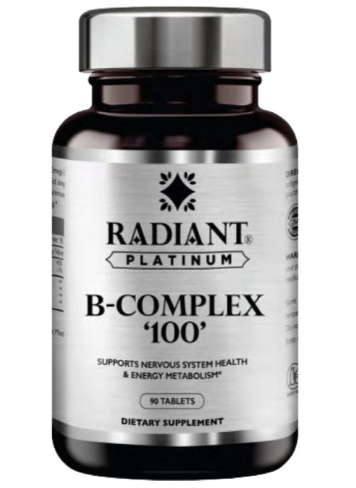 Radiant Platinum B- Complex 100 90 Tabs