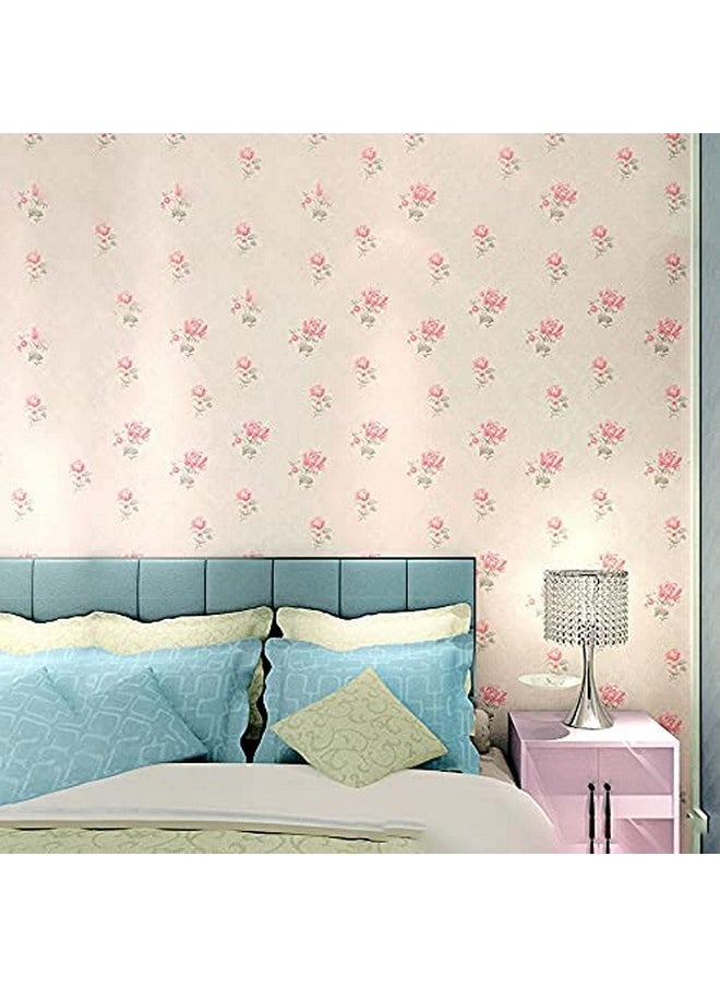 Self Adhesive Waterproof Vinyl Pvc Wall Paper Sticker (18'' X 120'', Perennial Bloom Pink)