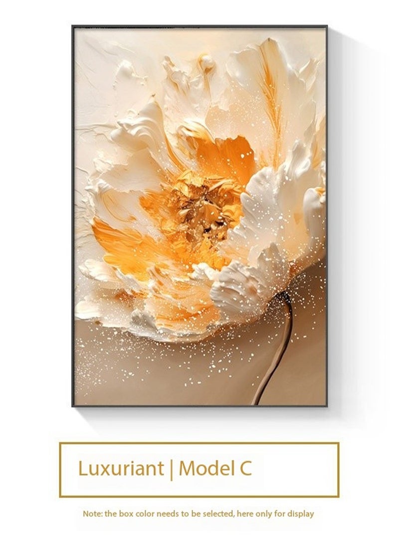 Modern Poster Design Art Panel with Metal Frame Scandinavian Poster Wall Picture Interior Oil Painting