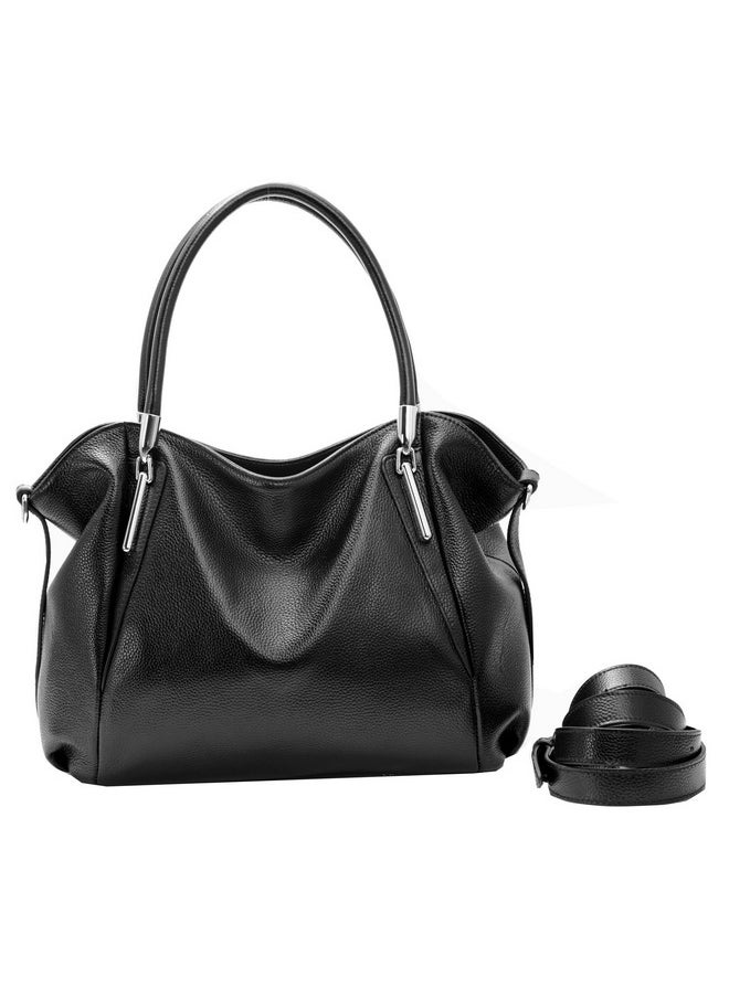 Purses For Women Shoulder Bags Tote Handbags Designer Fashion Purses And Handbags Hobo Satchel Bag Top Handle Bags (Black)