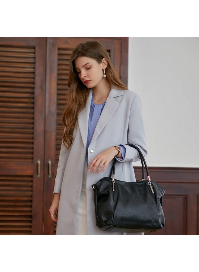Purses For Women Shoulder Bags Tote Handbags Designer Fashion Purses And Handbags Hobo Satchel Bag Top Handle Bags (Black)