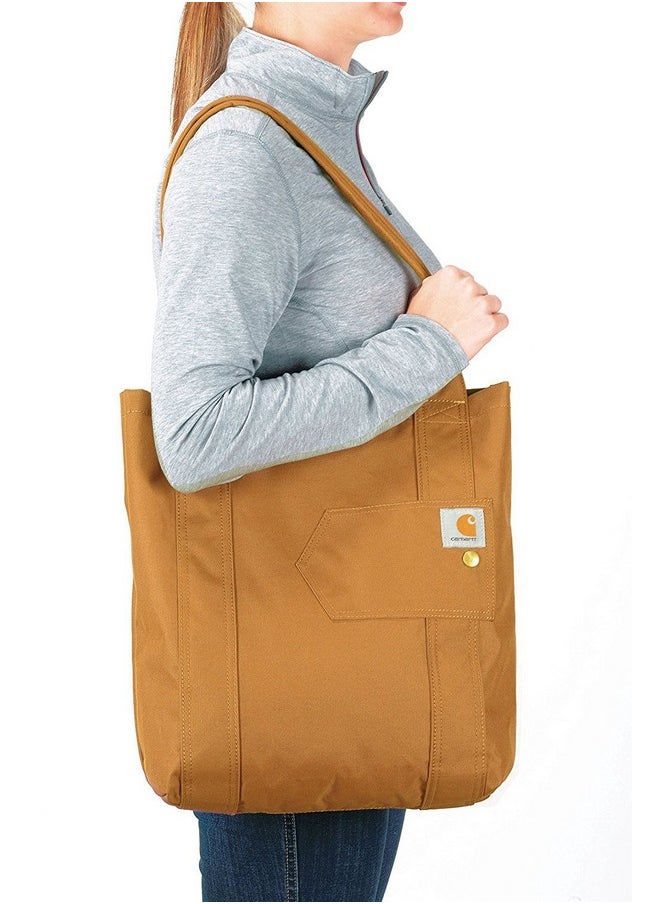 Vertical Open Tote Carhartt Brown