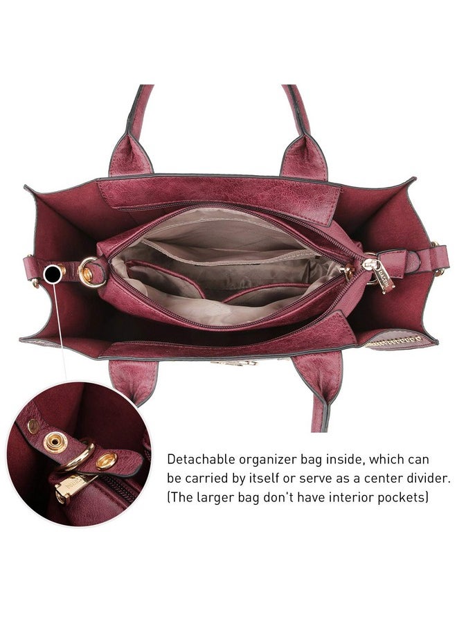 Purses Handbags For Women Tote Bags Wallet Set Top Handle Satchel Shoulder Bags Hobo Bag 3Pcs