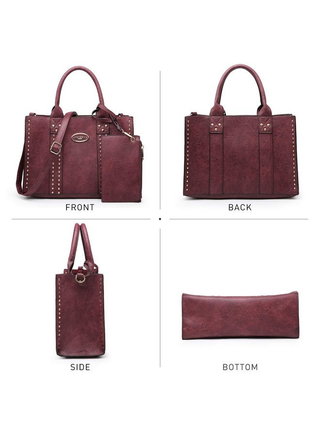 Purses Handbags For Women Tote Bags Wallet Set Top Handle Satchel Shoulder Bags Hobo Bag 3Pcs