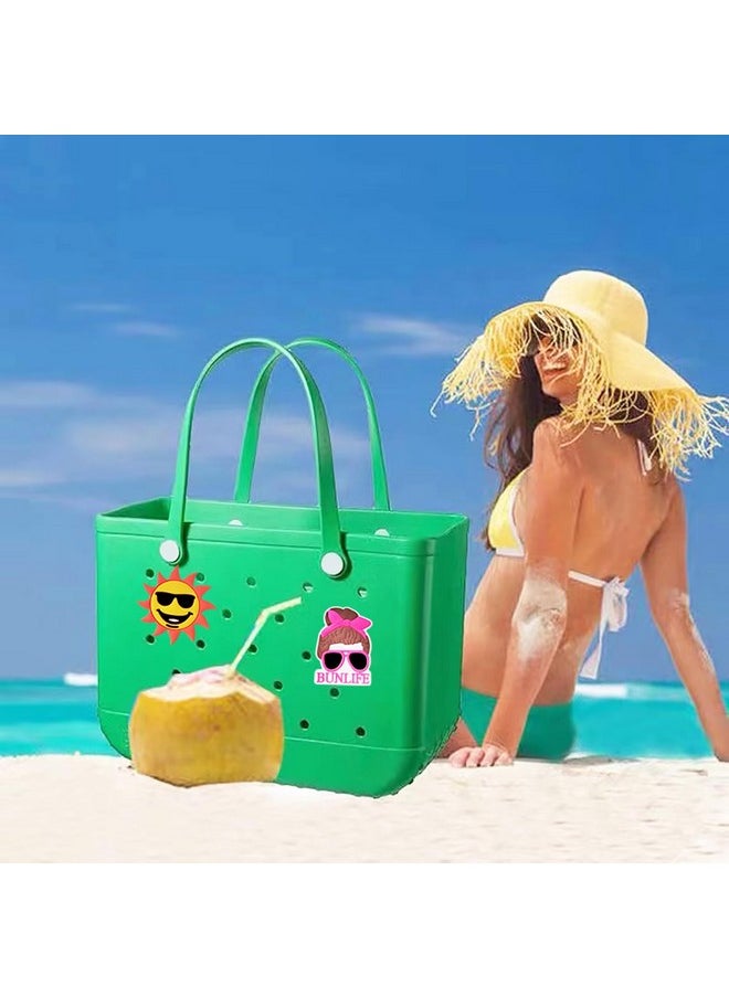 9Pcs Charms For Bogg Bag, Accessories For Bogg Bag, Momlife Charms Compatible With Bogg Bag Original All Models, Insert Decorative For Handbag Beach Tote Bag, Rubber Beach Bag Accessories