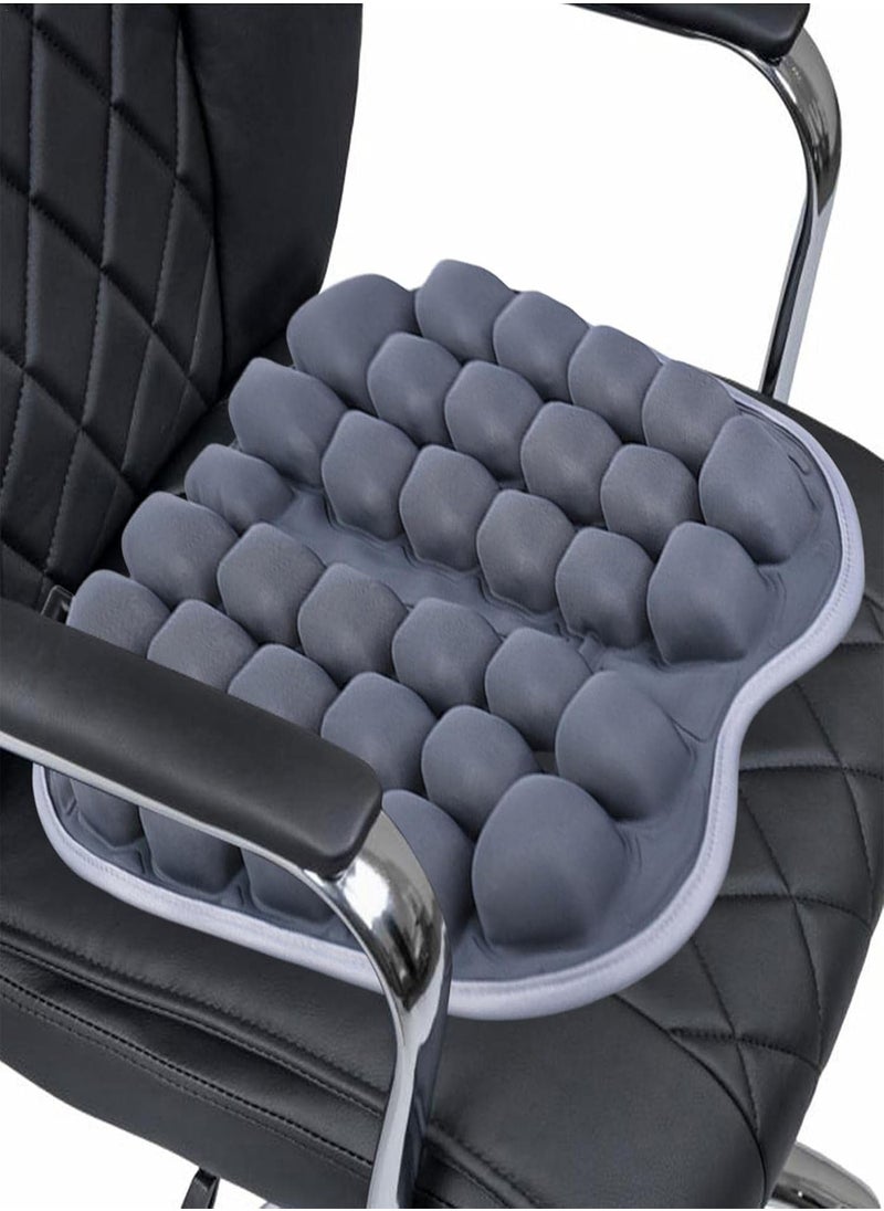 Inflatable Seat Cushion for Long Sitting,Inflatable Motorcycle Seat Cushion | Breathable Motorcycle Seat Pad for Office Chair