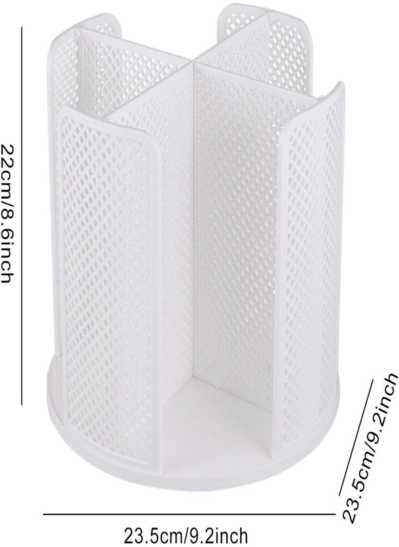 Rotating Paper Cup Dispenser,One-off Cup Storage Rack | Coffee Cup Storage Organizer, 4 Compartments for Stacking Cups and Lids, for Cabinets and Countertop