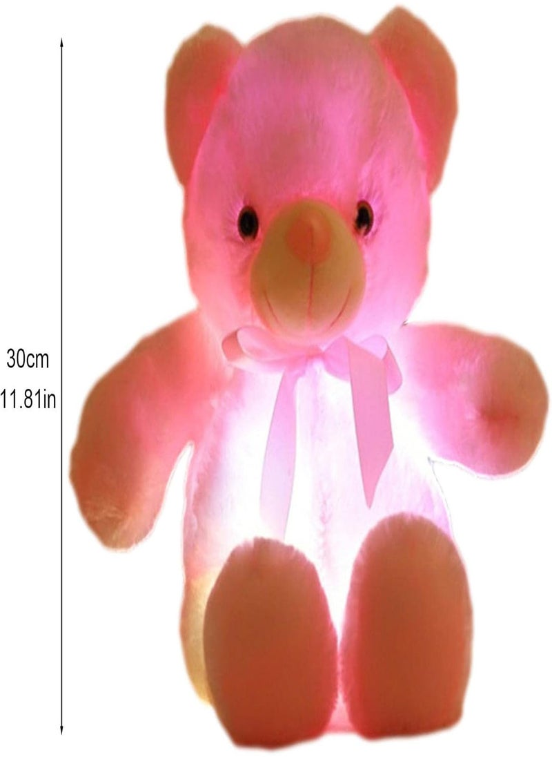 LED Bears Stuffed Animals Toy | LED Plush Animal Toys Bear Doll for Children - Bear Toys with Battery Compartment