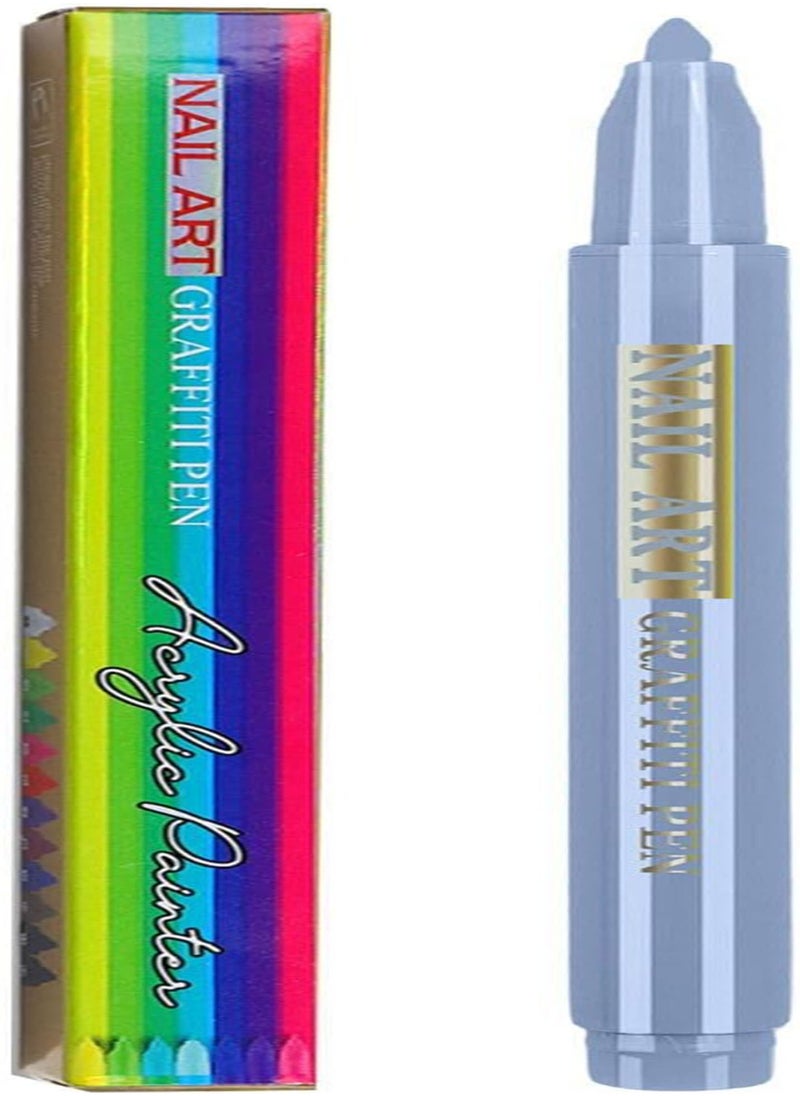 3D Nail Art Painting Pen,Waterproof and Quick-Drying Nail Art 3D Painted Pen - Easy to Use Drawing Nail Graffiti Dotting Pen Manicure Tools
