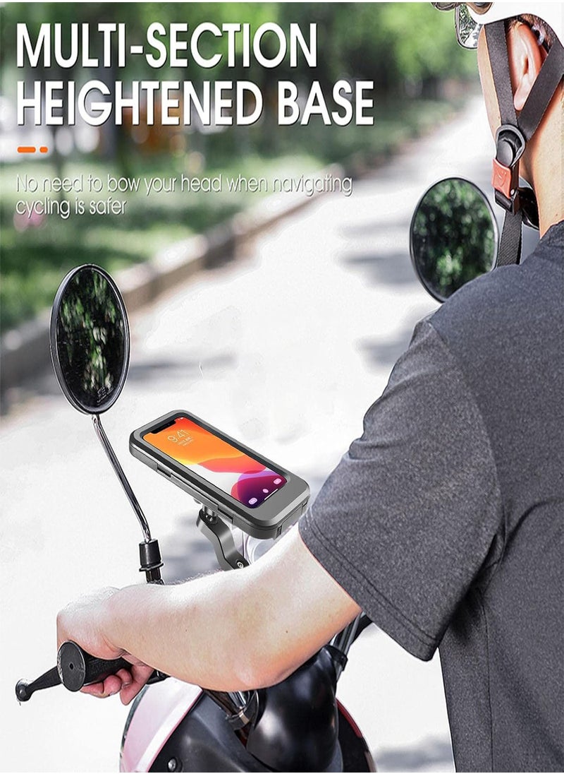 Bicycle Phone Holder | Anti-shake Mount for Phone | Adjustable Waterproof Smart Phone Mount, Bicycle Mobile Phone Holder Motorcycle Phone Stand Bracket