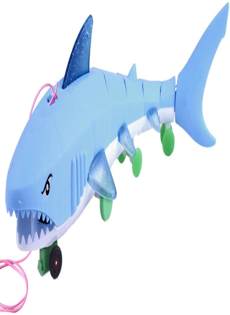 Electric Shark Toy,Musical Light Up Shark Toy With Leash - Light Up Shark Toy, Leash Shark Toy With Light And Dynamic Music For Baby, For Most Kids