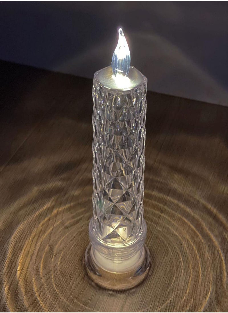 Flameless Candles Flickering LED Light | Standing Pillar Candles for Lover, Friends, Family, Neighbors - Flameless Candles Decors for Study, Hallway, Balcony, Closet, Hotel