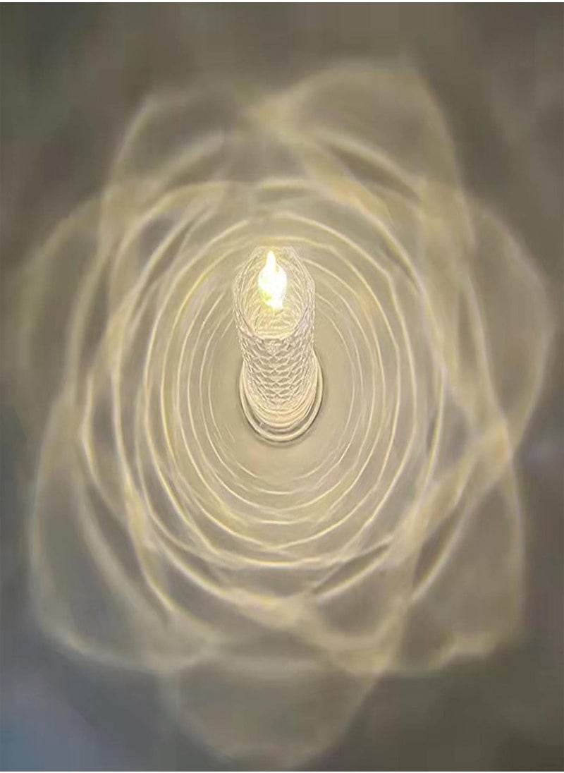 Flameless Candles Flickering LED Light | Standing Pillar Candles for Lover, Friends, Family, Neighbors - Flameless Candles Decors for Study, Hallway, Balcony, Closet, Hotel