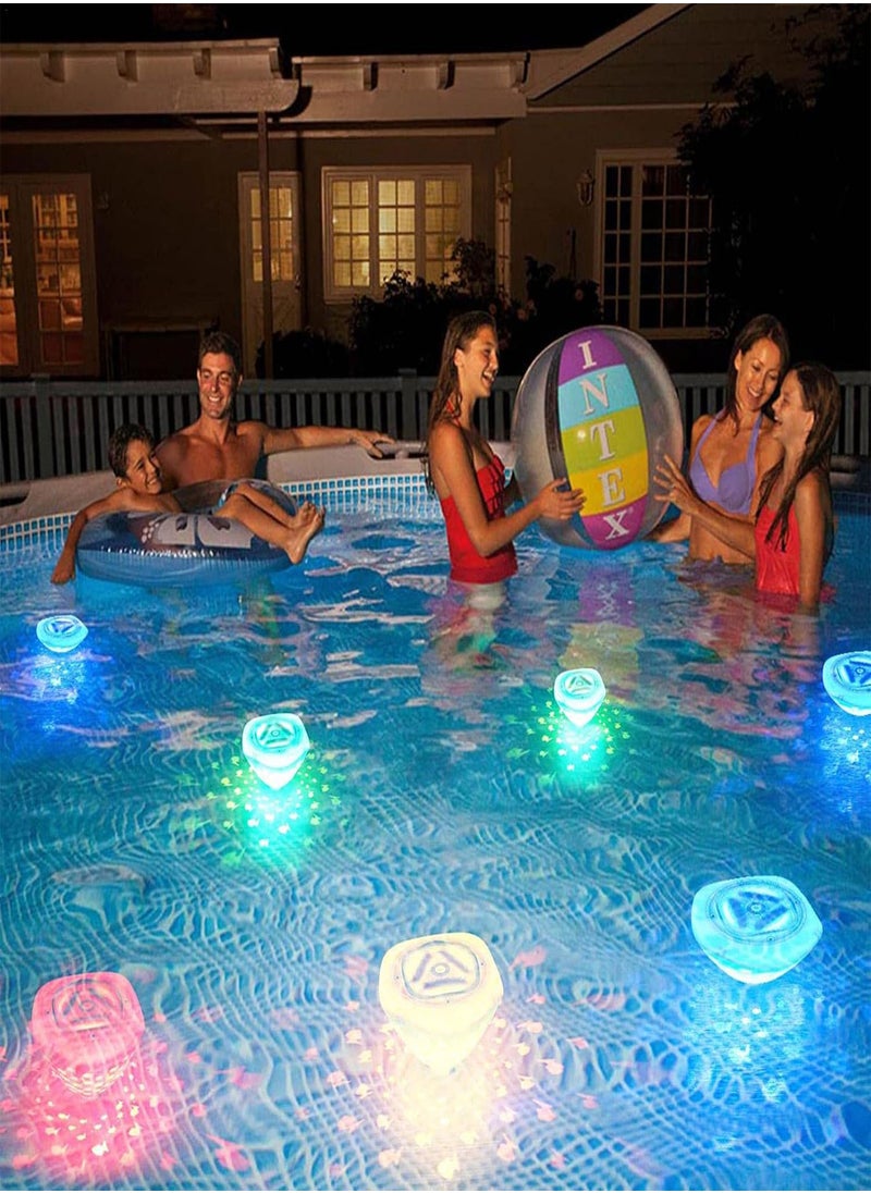 Floating Pool Lights for Swimming Pools,Color Changing Underwater Pool Light That Float | Color Changing LED Light Up Decor for Pools, Hot Tubs, Weddings