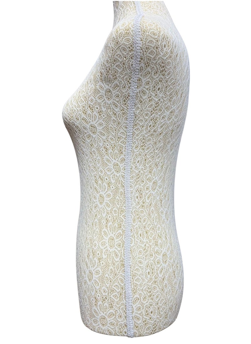 170cm Female Mannequin Torso Body Dress Form with Adjustable Wood Tripod Stand, Women Mannequin Torso for Clothing Store, Mannequins Head, Clothes Window Display, Boutiques, Jewellery Clothing Forms